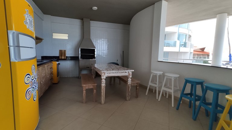 Frente Mar com Terraço Privativo e Pet Friendly