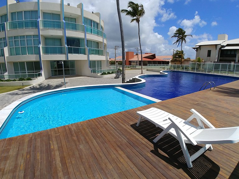Apê p/ 7 Pessoas: Vista Mar, Piscina e Garagem