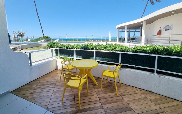Frente Mar com Terraço Privativo e Pet Friendly