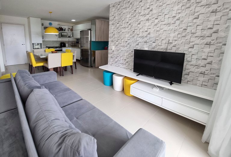 Pé na Areia Perfeito para 7 Pessoas + Garagem