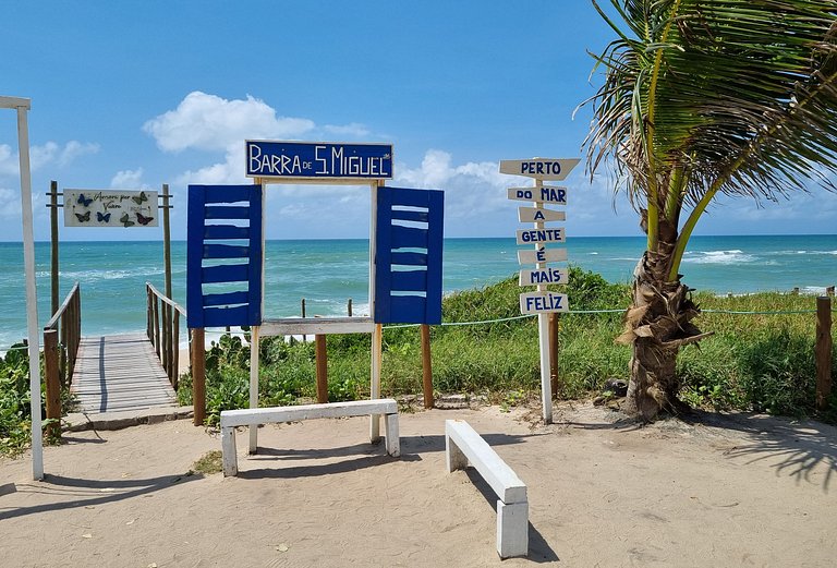 Apê Vista Mar Todo Climatizado para Até 5