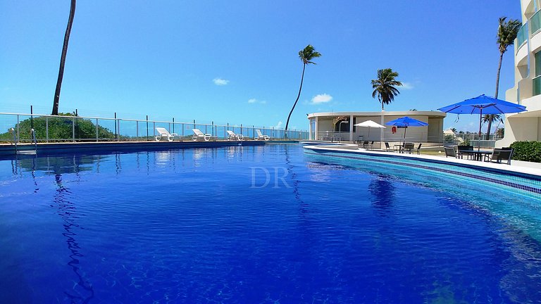 Lindo Apartamento com Varanda e Vista Mar
