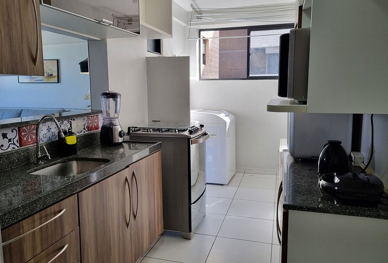 2 Bedroom Apartment with Pajuçara View