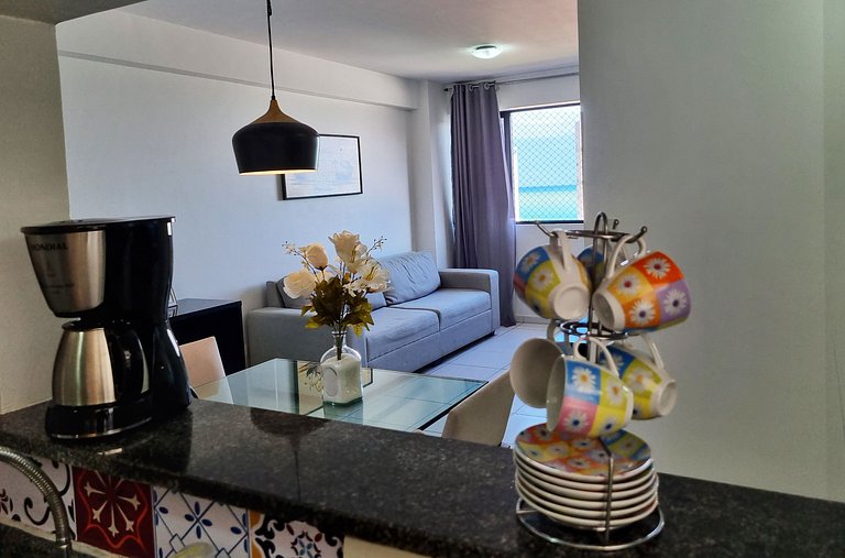 2 Bedroom Apartment with Pajuçara View