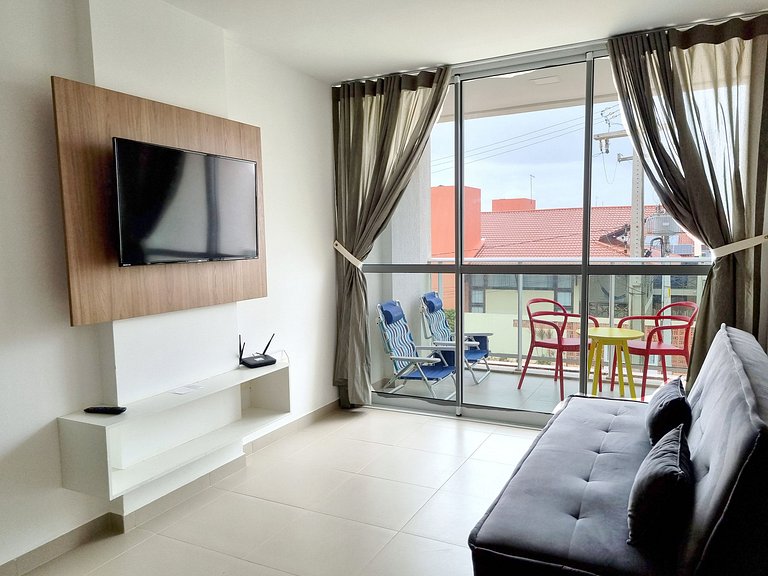 Conforto para Famílias: Vista Mar e 2 Vagas