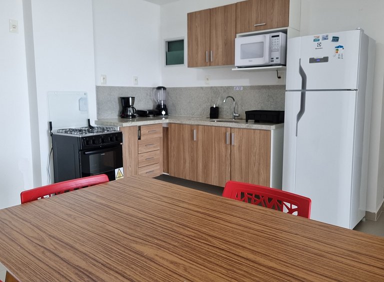 Conforto para Famílias: Vista Mar e 2 Vagas