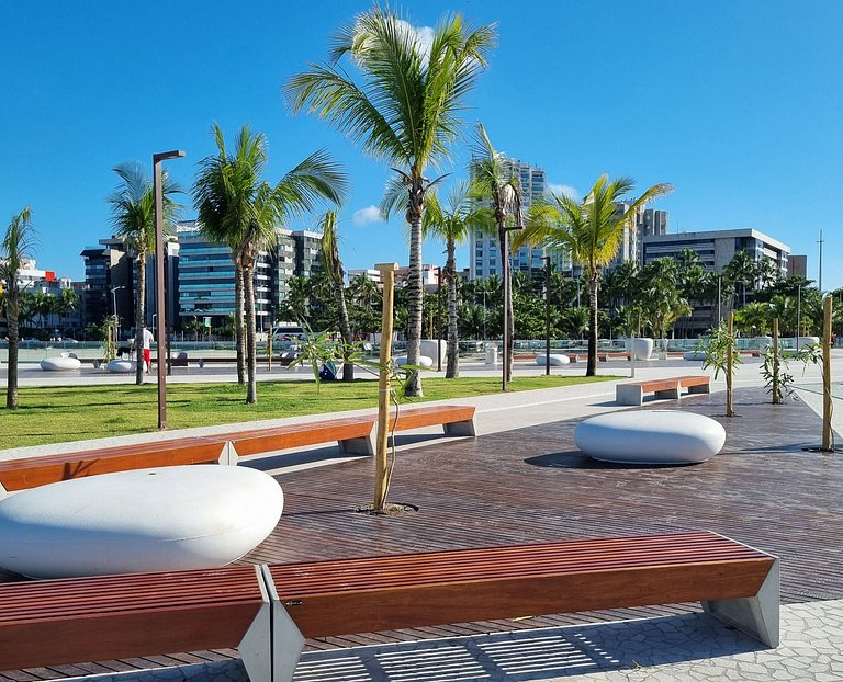 2 Bedroom Apartment with Pajuçara View