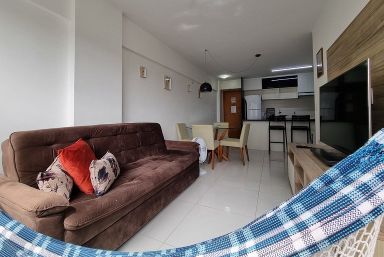 Apê c/ Ar, Wi-Fi, Piscina, Vista Mar e Garagem