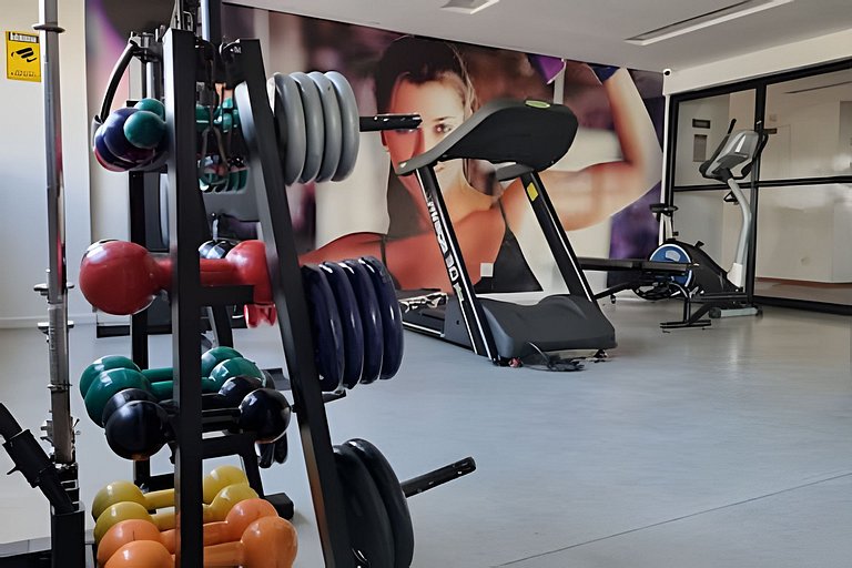 Apê Moderno Completo: Ar, Wi-Fi, Academia, Piscina