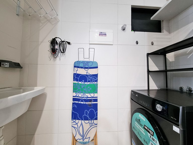 Apê Moderno Completo: Ar, Wi-Fi, Academia, Piscina