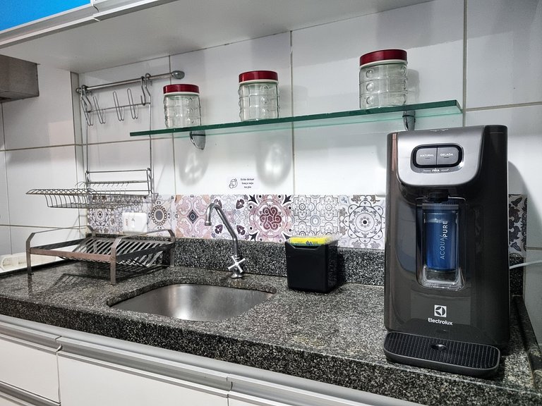 Vista Mar na Pajuçara: Amplo 2Q p/ 6 Pessoas
