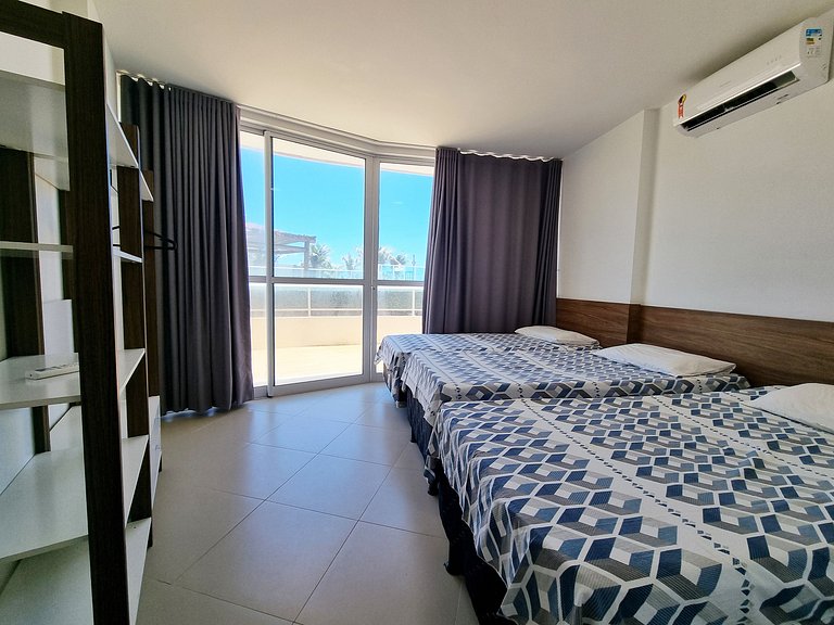 Frente Mar com Terraço Privativo e Pet Friendly