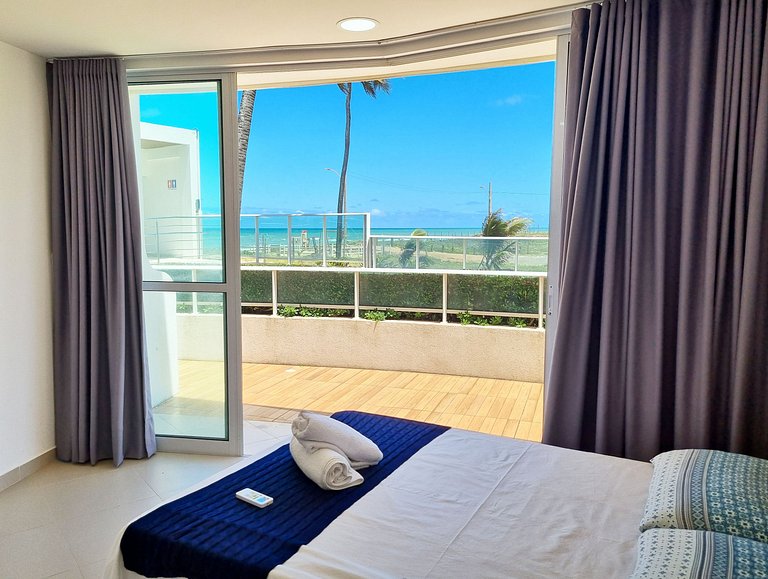 Frente Mar com Terraço Privativo e Pet Friendly