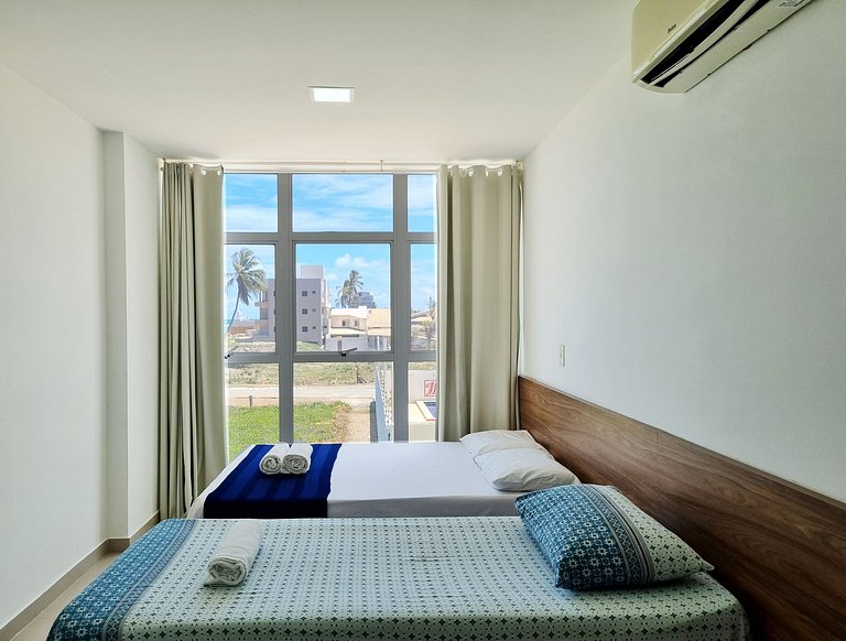 Apê p/ 7 Pessoas: Vista Mar, Piscina e Garagem