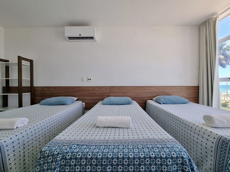 Apê p/ 7 Pessoas: Vista Mar, Piscina e Garagem