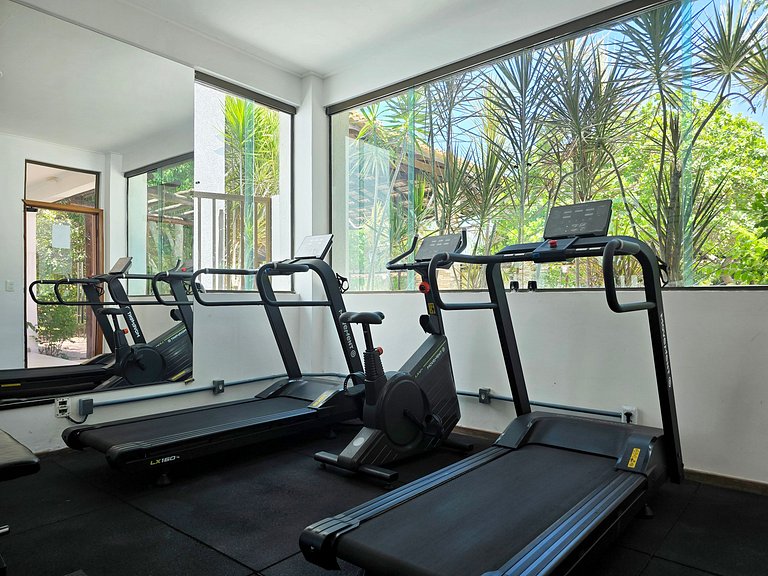 Suíte + Quarto com Ar, Wi-Fi e 2 Vagas