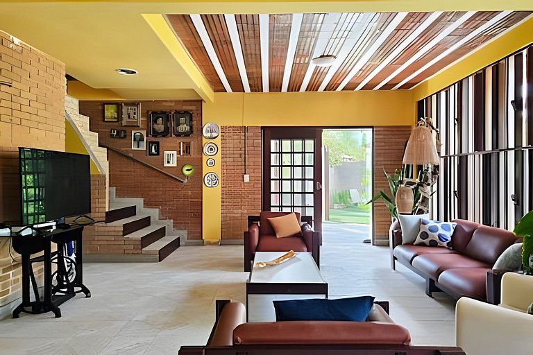 Casa com Piscina, Lazer Gourmet e Beach Tênis